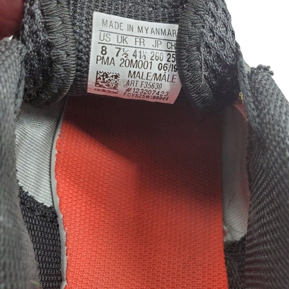 Adidas Predator Sala Soccer Sneakers Shoes Mens Size 8 Silver Black Lace Up - Picture 7 of 7